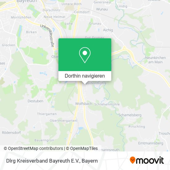 Dlrg Kreisverband Bayreuth E.V. Karte