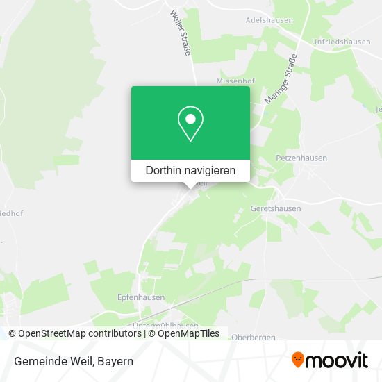 Gemeinde Weil Karte