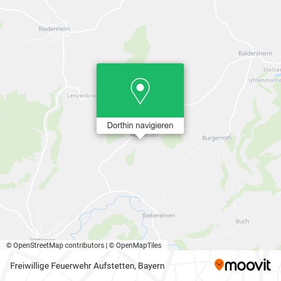 Freiwillige Feuerwehr Aufstetten Karte