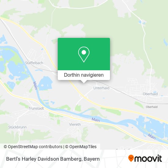 Bertl's Harley Davidson Bamberg Karte