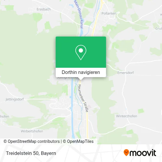 Treidelstein 50 Karte