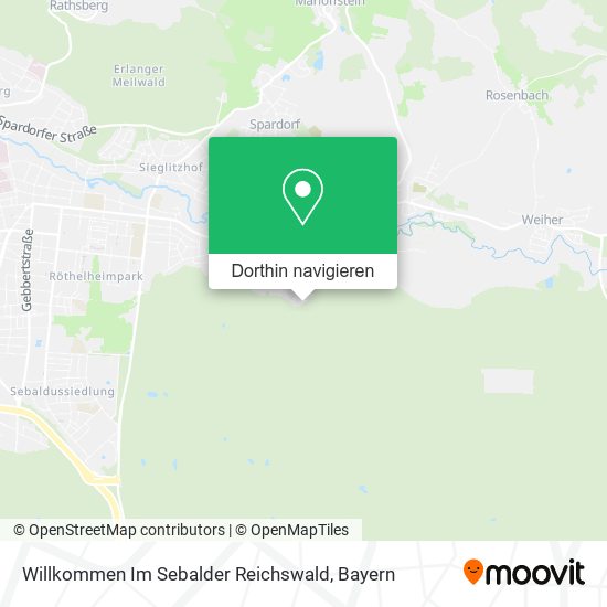 Willkommen Im Sebalder Reichswald Karte