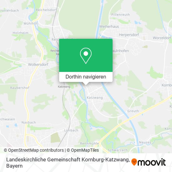 Landeskirchliche Gemeinschaft Kornburg-Katzwang Karte
