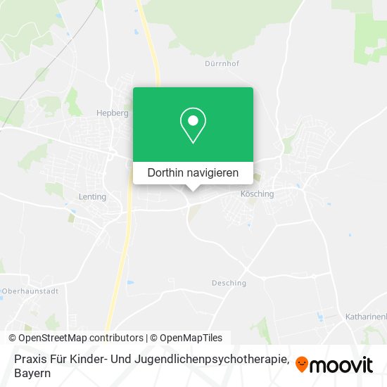 Praxis Für Kinder- Und Jugendlichenpsychotherapie Karte