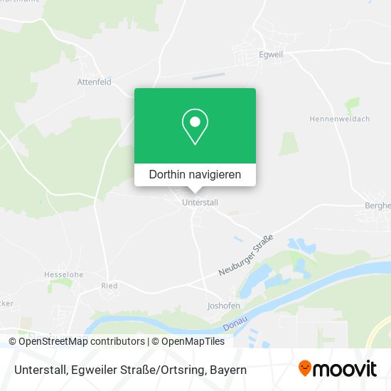 Unterstall, Egweiler Straße / Ortsring Karte