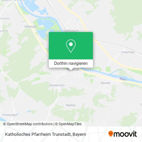 Katholisches Pfarrheim Trunstadt Karte