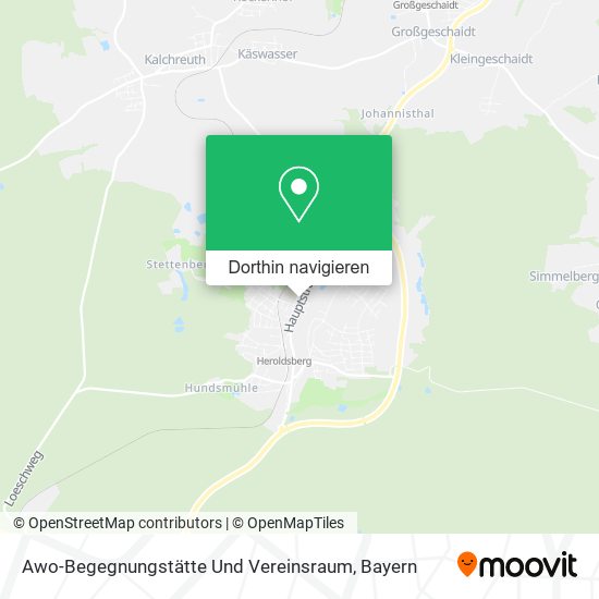 Awo-Begegnungstätte Und Vereinsraum Karte