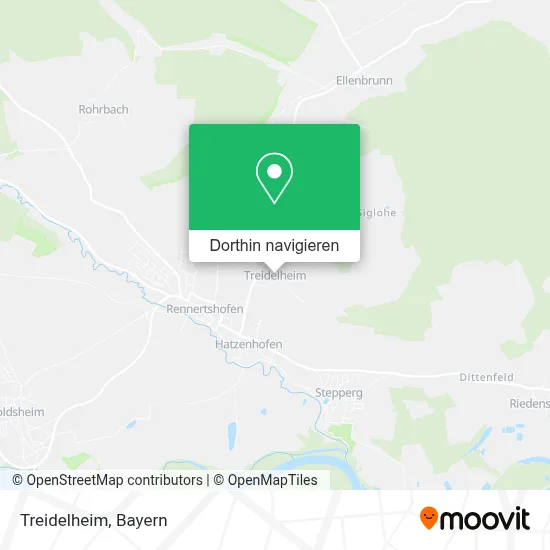 Treidelheim Karte