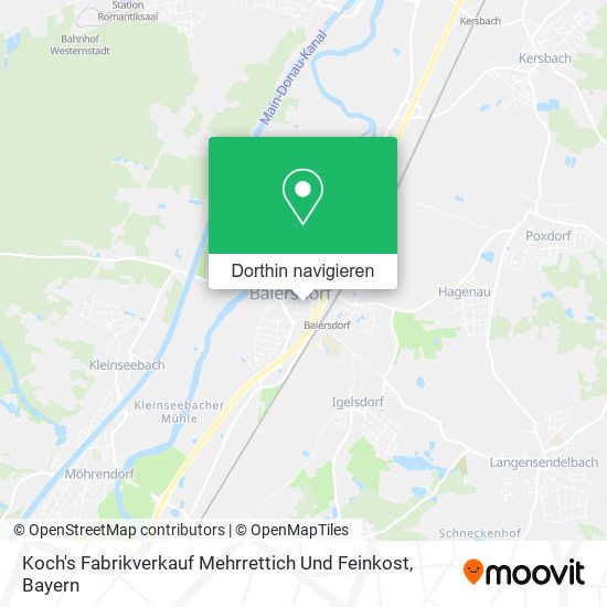 Koch's Fabrikverkauf Mehrrettich Und Feinkost Karte