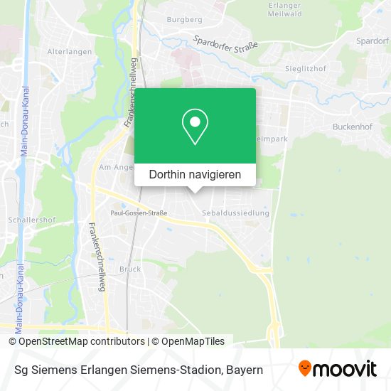 Sg Siemens Erlangen Siemens-Stadion Karte