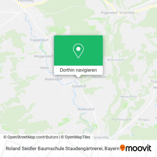 Roland Seidler Baumschule Staudengärtnerei Karte