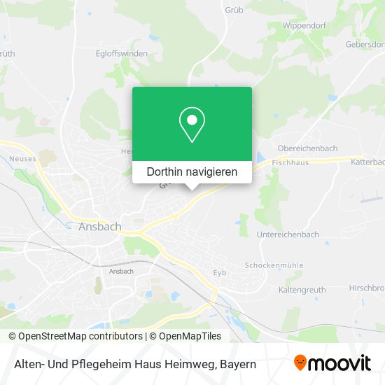 Alten- Und Pflegeheim Haus Heimweg Karte