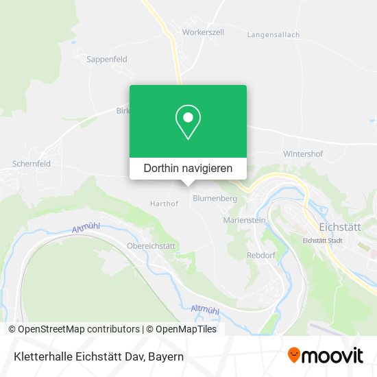 Kletterhalle Eichstätt Dav Karte