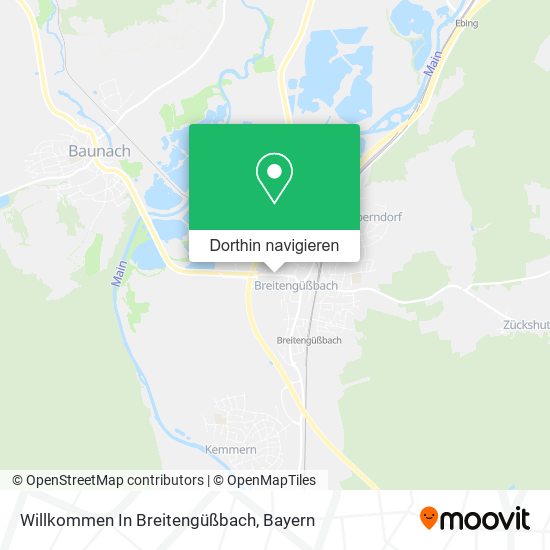 Willkommen In Breitengüßbach Karte