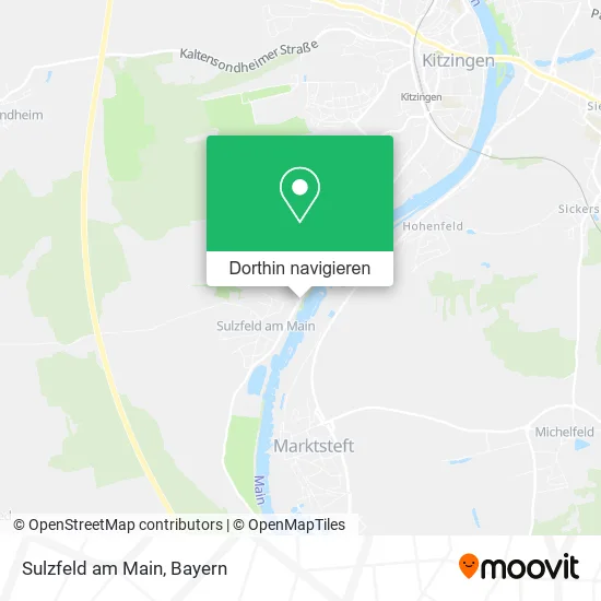 Sulzfeld am Main Karte
