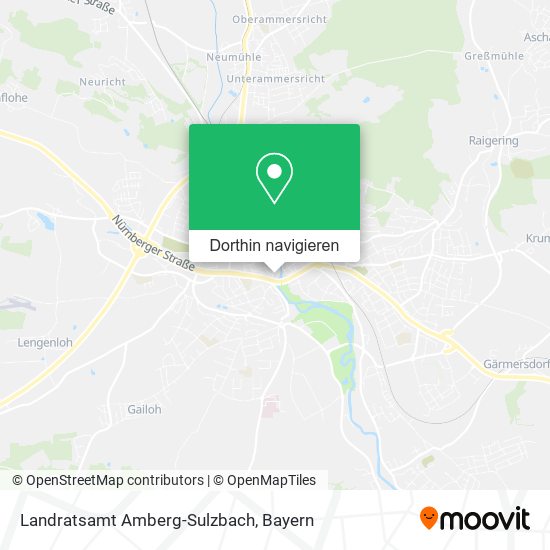 Landratsamt Amberg-Sulzbach Karte
