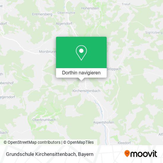 Grundschule Kirchensittenbach Karte