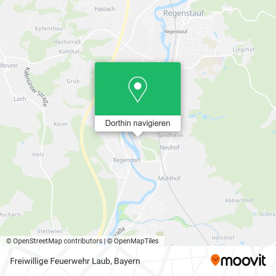 Freiwillige Feuerwehr Laub Karte