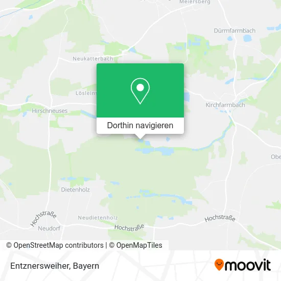 Entznersweiher Karte