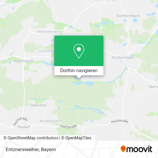 Entznersweiher Karte