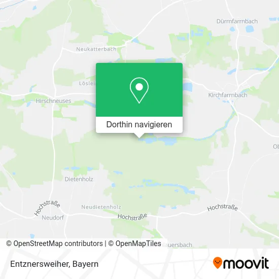 Entznersweiher Karte