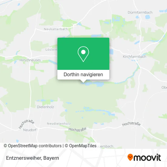 Entznersweiher Karte