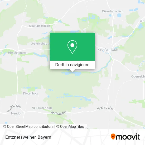 Entznersweiher Karte