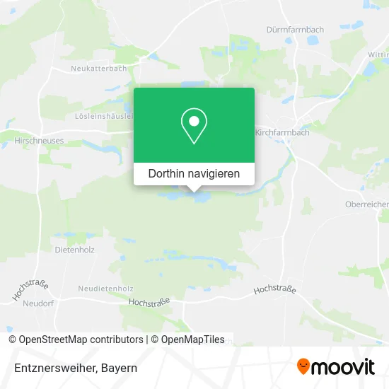 Entznersweiher Karte