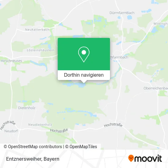 Entznersweiher Karte