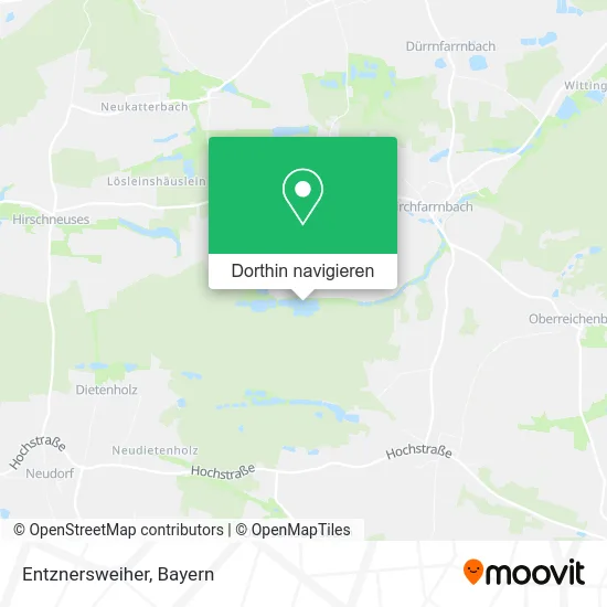 Entznersweiher Karte