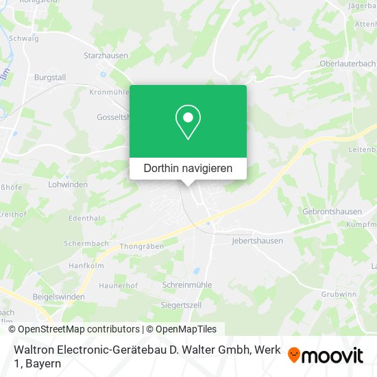 Waltron Electronic-Gerätebau D. Walter Gmbh, Werk 1 Karte