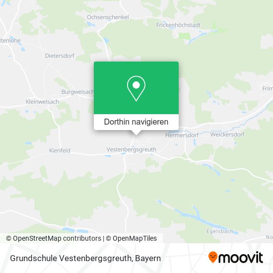 Grundschule Vestenbergsgreuth Karte