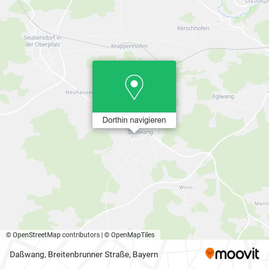 Daßwang, Breitenbrunner Straße Karte