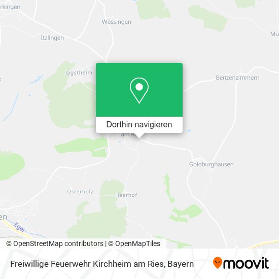 Freiwillige Feuerwehr Kirchheim am Ries Karte