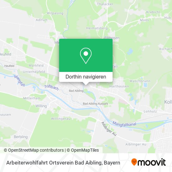 Arbeiterwohlfahrt Ortsverein Bad Aibling Karte