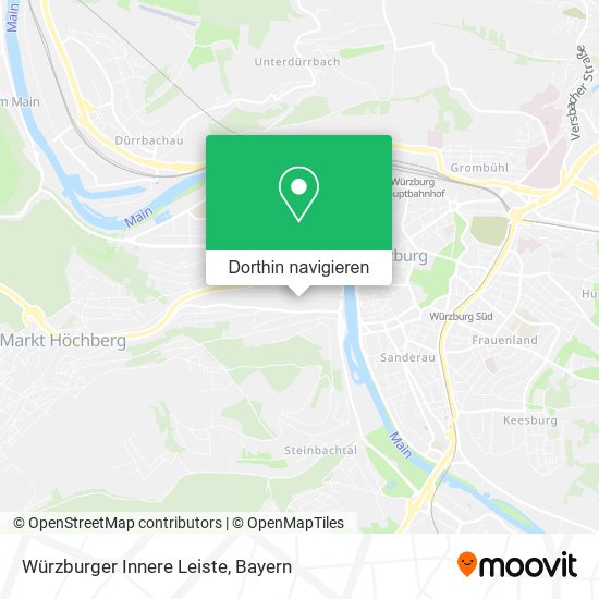 Würzburger Innere Leiste Karte