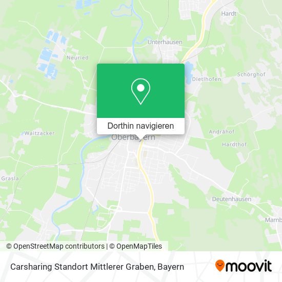 Carsharing Standort Mittlerer Graben Karte