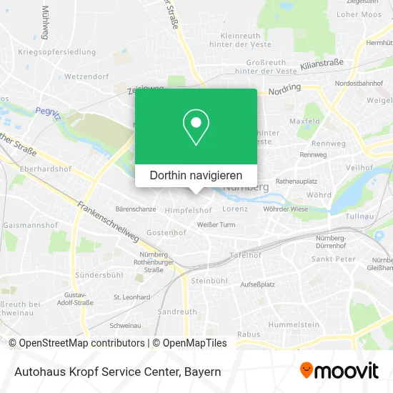 Autohaus Kropf Service Center Karte