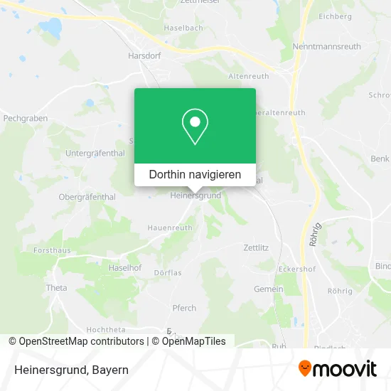 Heinersgrund Karte