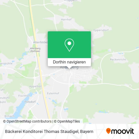 Bäckerei Konditorei Thomas Staudigel Karte