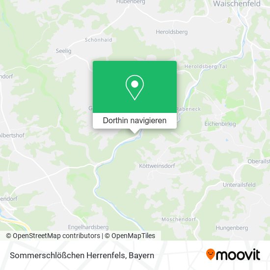Sommerschlößchen Herrenfels Karte