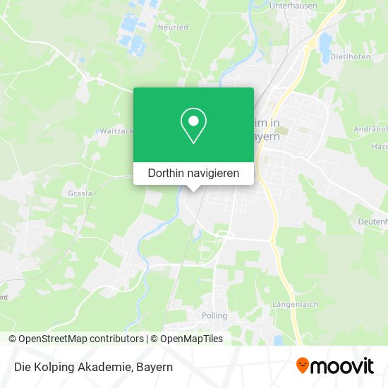 Die Kolping Akademie Karte