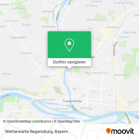Wetterwarte Regensburg Karte