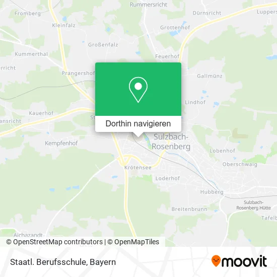 Staatl. Berufsschule Karte