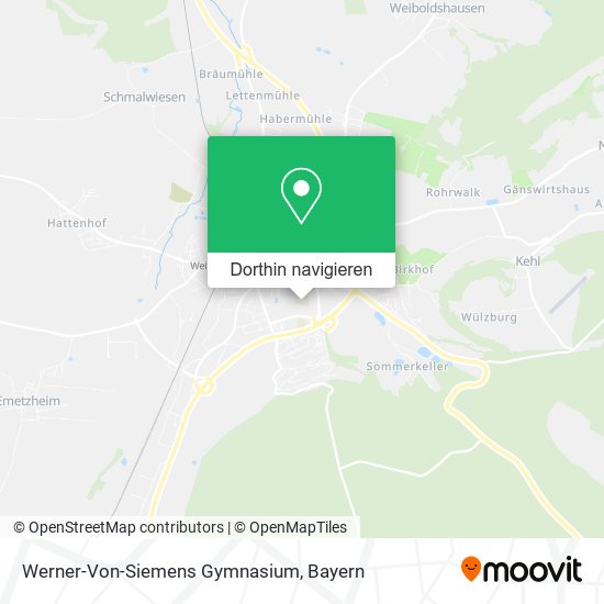 Werner-Von-Siemens Gymnasium Karte