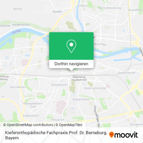 Kieferorthopädische Fachpraxis Prof. Dr. Berneburg Karte
