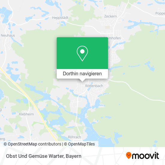 Obst Und Gemüse Warter Karte
