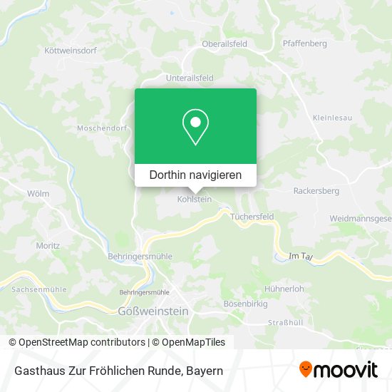 Gasthaus Zur Fröhlichen Runde Karte