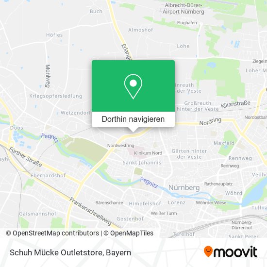 Schuh Mücke Outletstore Karte
