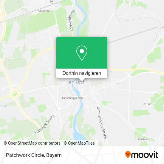 Patchwork Circle Karte